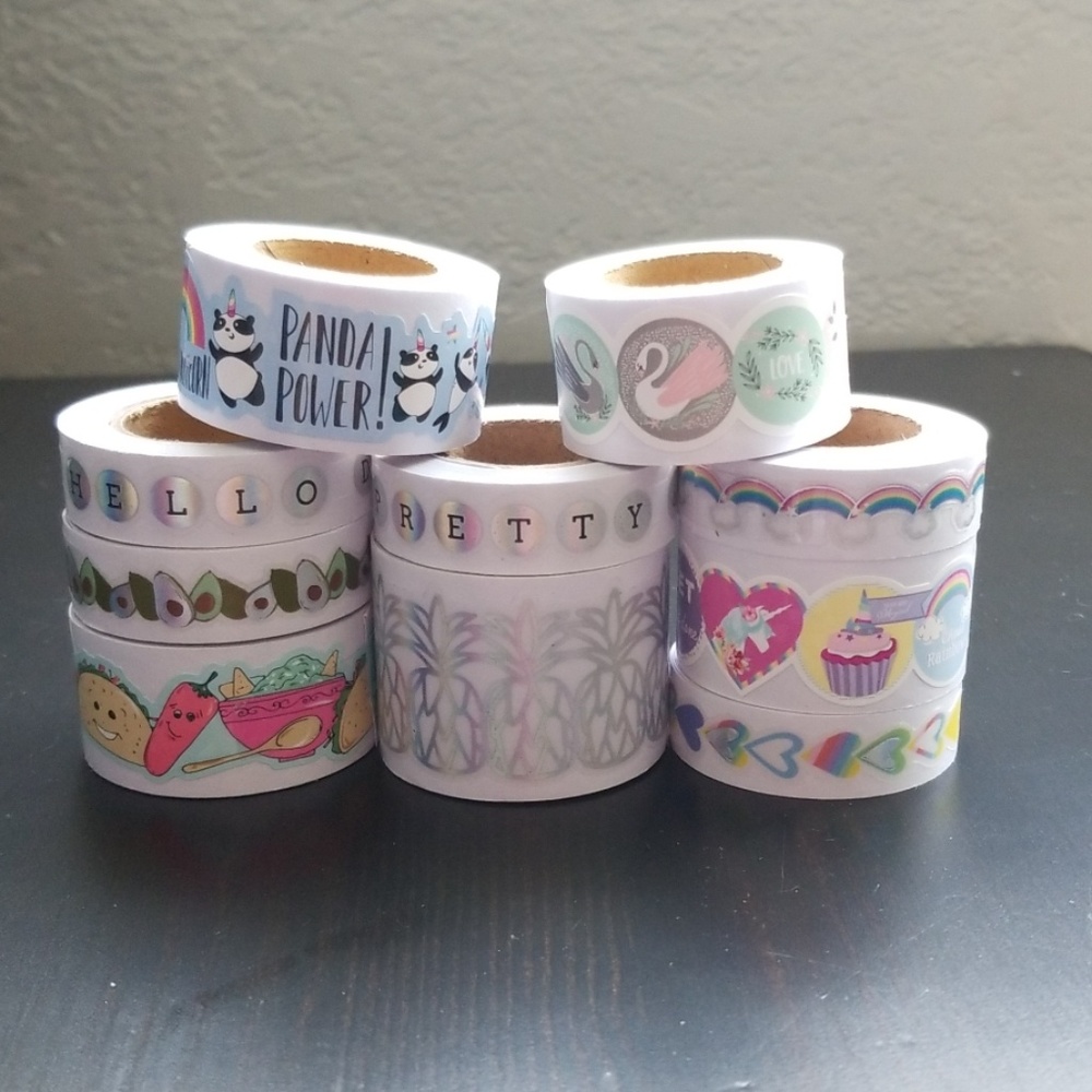 Washi tape, 10 different design